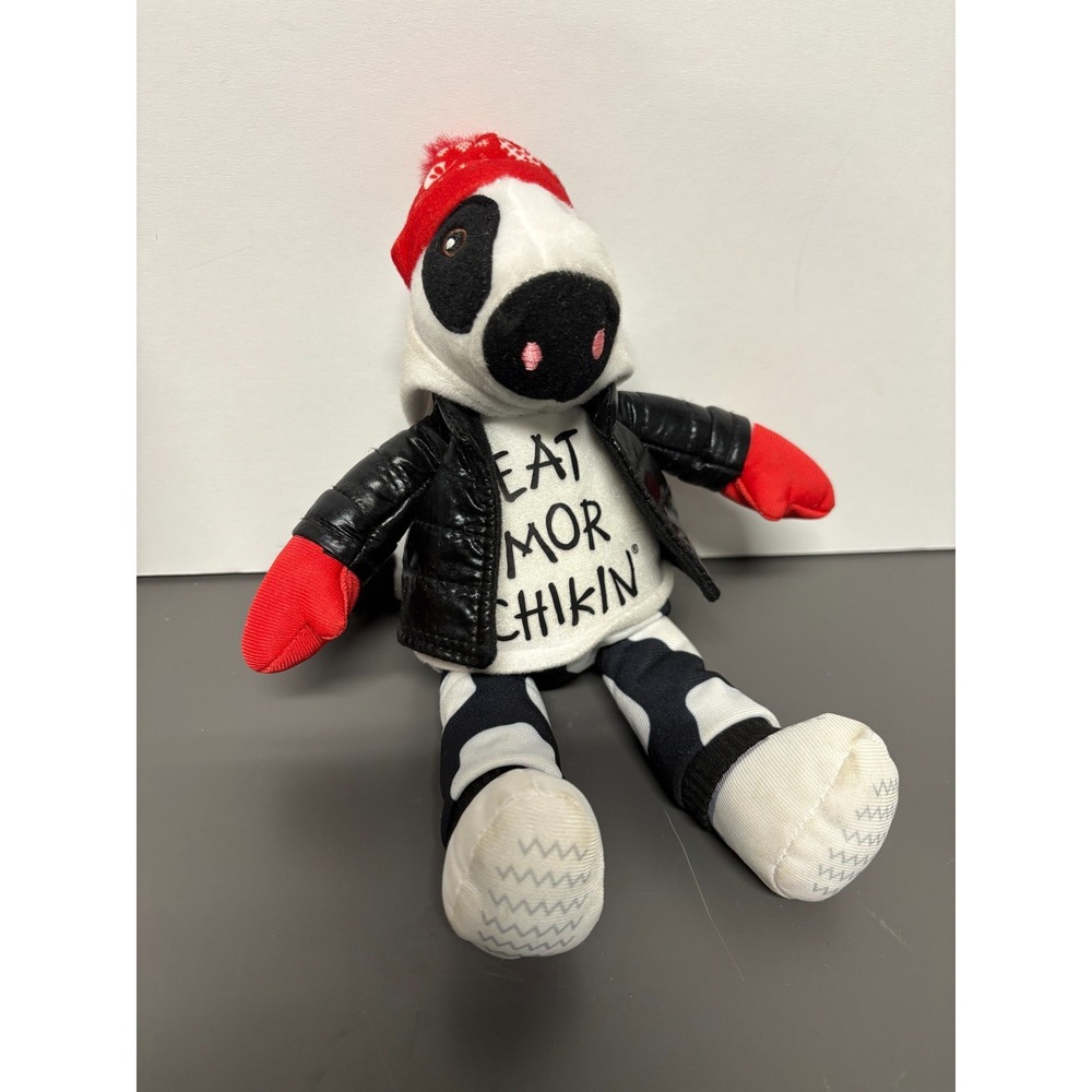 CHICK-FIL-A 2025 Holiday Snow Day‎ Plush Cow Red Hat Jacket Collectible